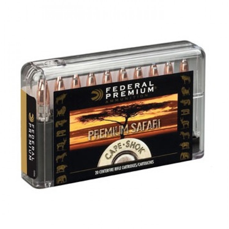 Federal Cape Shok 375H&H Mag 300gr Trophy Sledge Hammer 20/bx