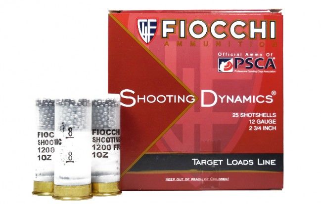 FIOCCHI 12 GA 2-3/4 IN #8 SHOT